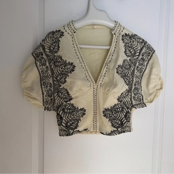 Free People Temecula Blouse / Ivory Combo size  XS - Picture 12 of 12